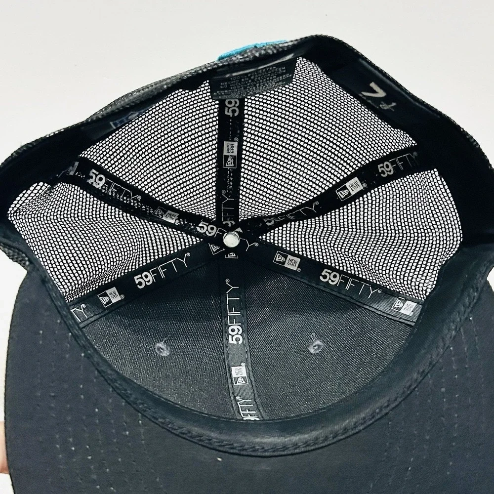New Era Jacksonville Jaguars NFL‎ Draft 59FIFTY Fitted Hat Cap 7 1/8 Black NFL